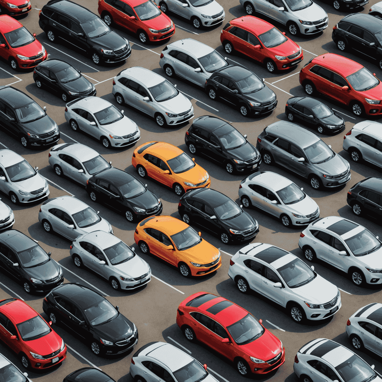 A collage showcasing a diverse fleet of rental cars, including compact cars, sedans, SUVs, and luxury vehicles, appealing to various travel needs and preferences.